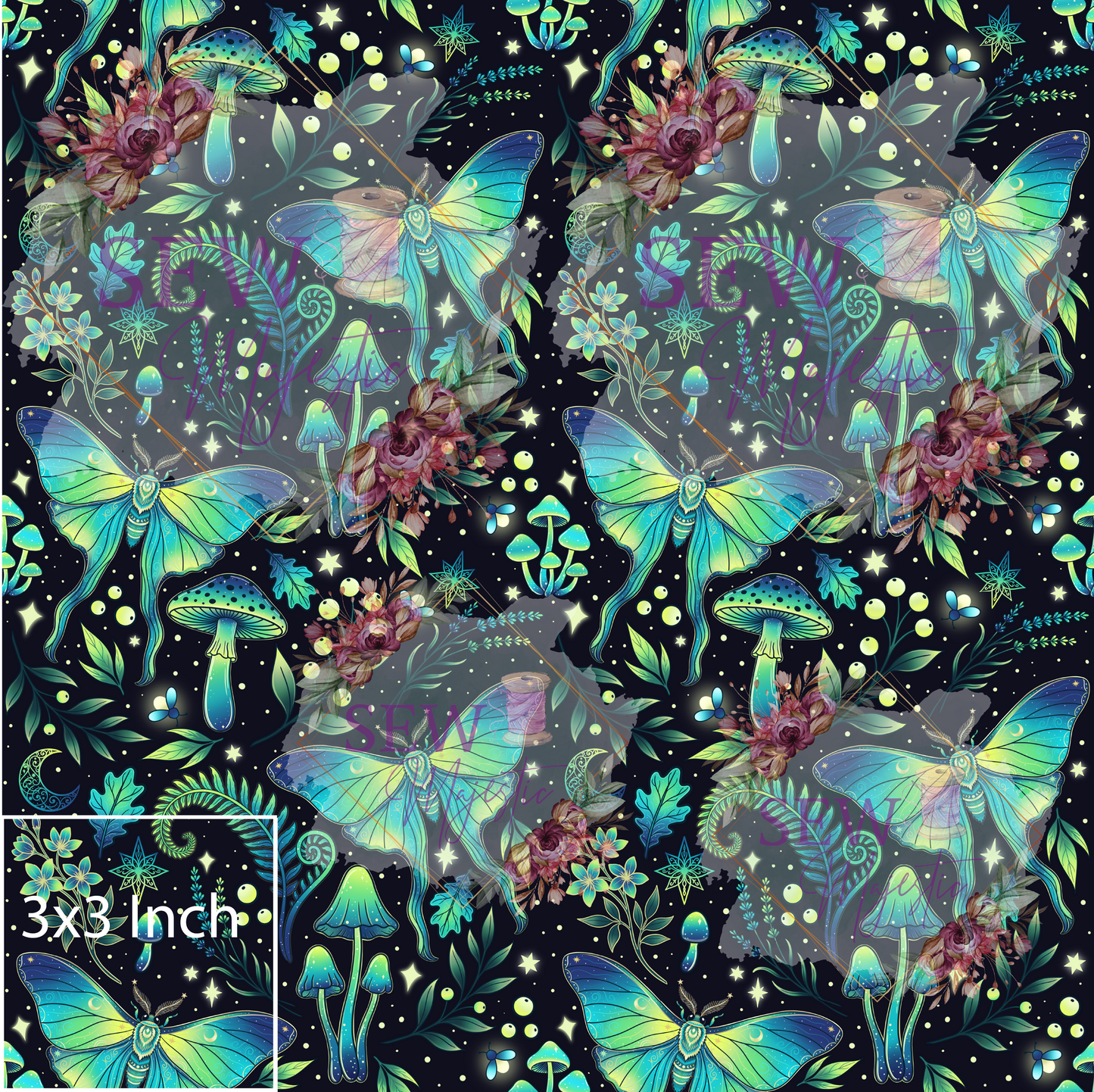 Lunar Moths Majestic Nylon Base