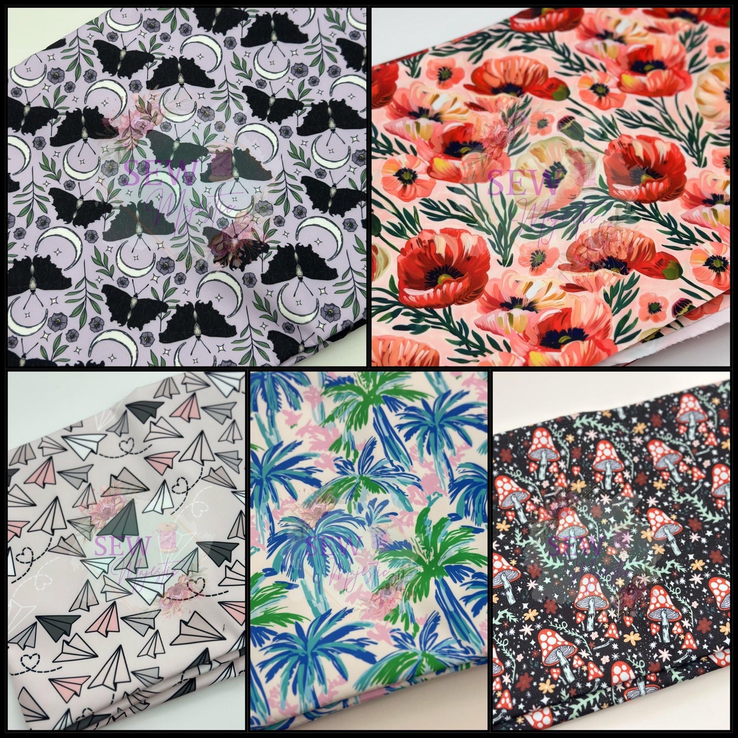 Majestic Nylon Fabric, Waterproof, By the Yard, For Bagmaking, Bonded Nylon, Sewing Notion, Sew Majestic