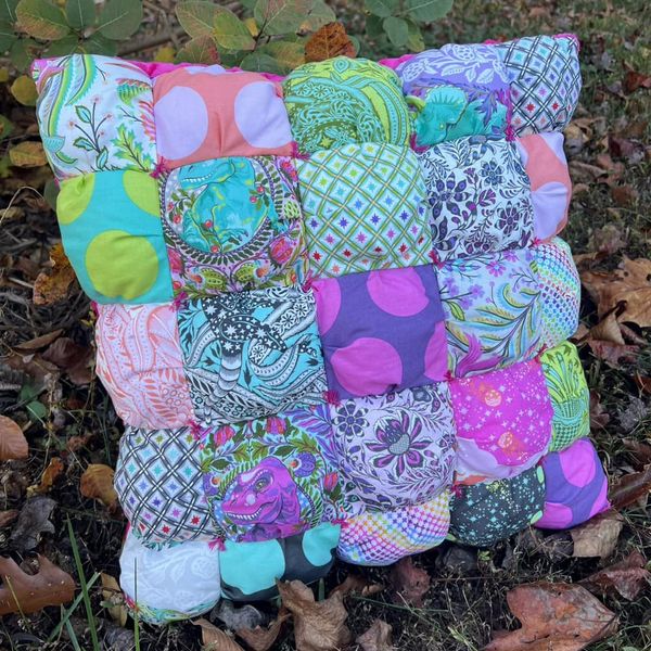Puff Quilt Pillowcase PDF Downloadable Pattern