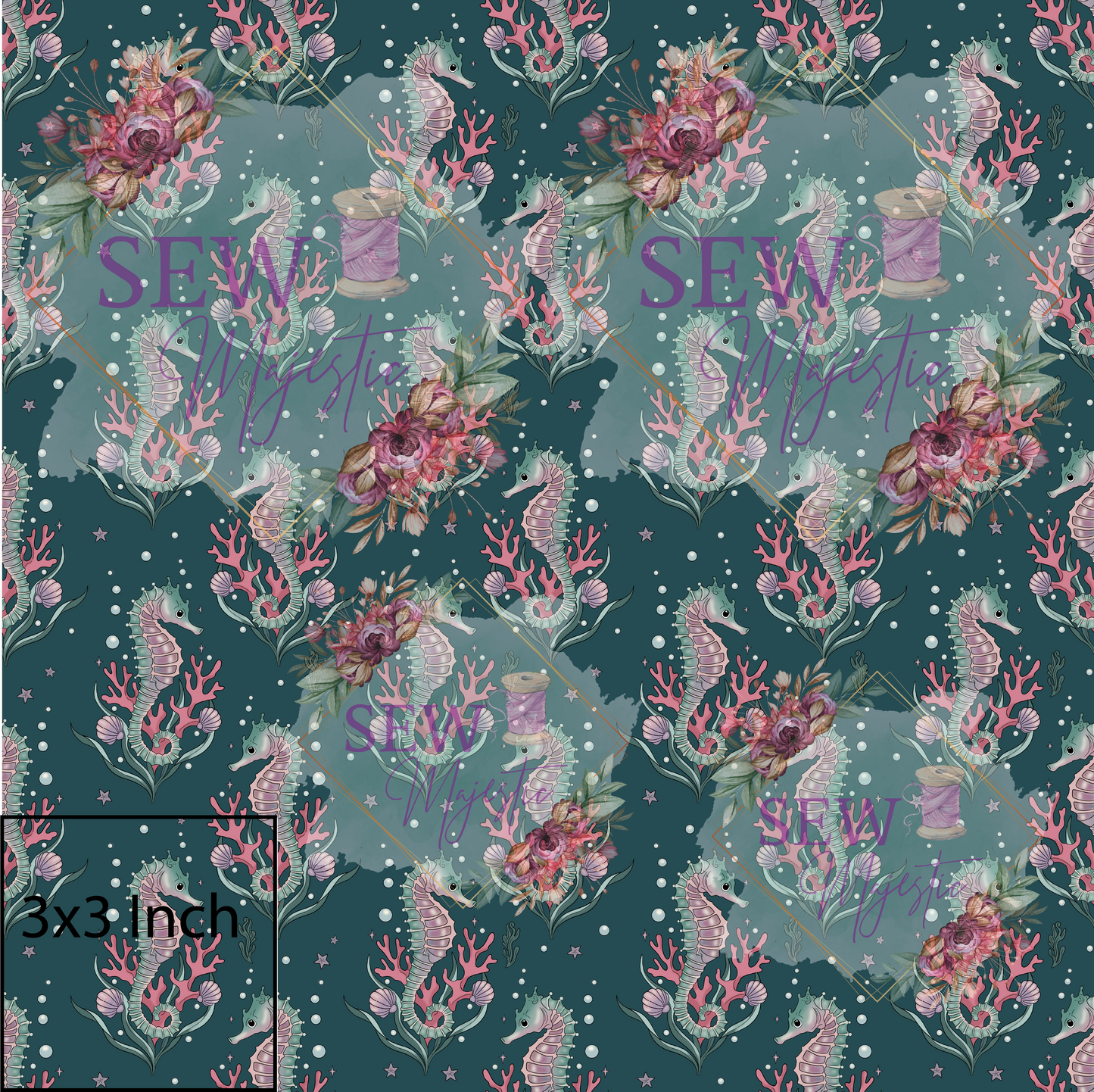 Sea Horse Majestic Nylon Base