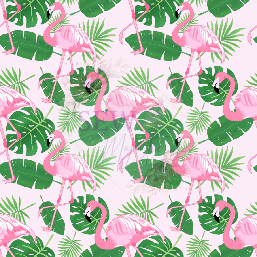 Stand Tall Flamingo Water Resistant Canvas