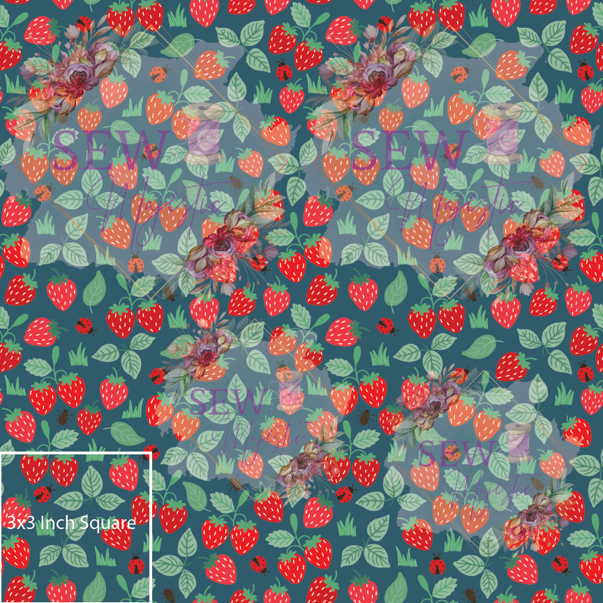 Strawberry Water Resistant Canvas