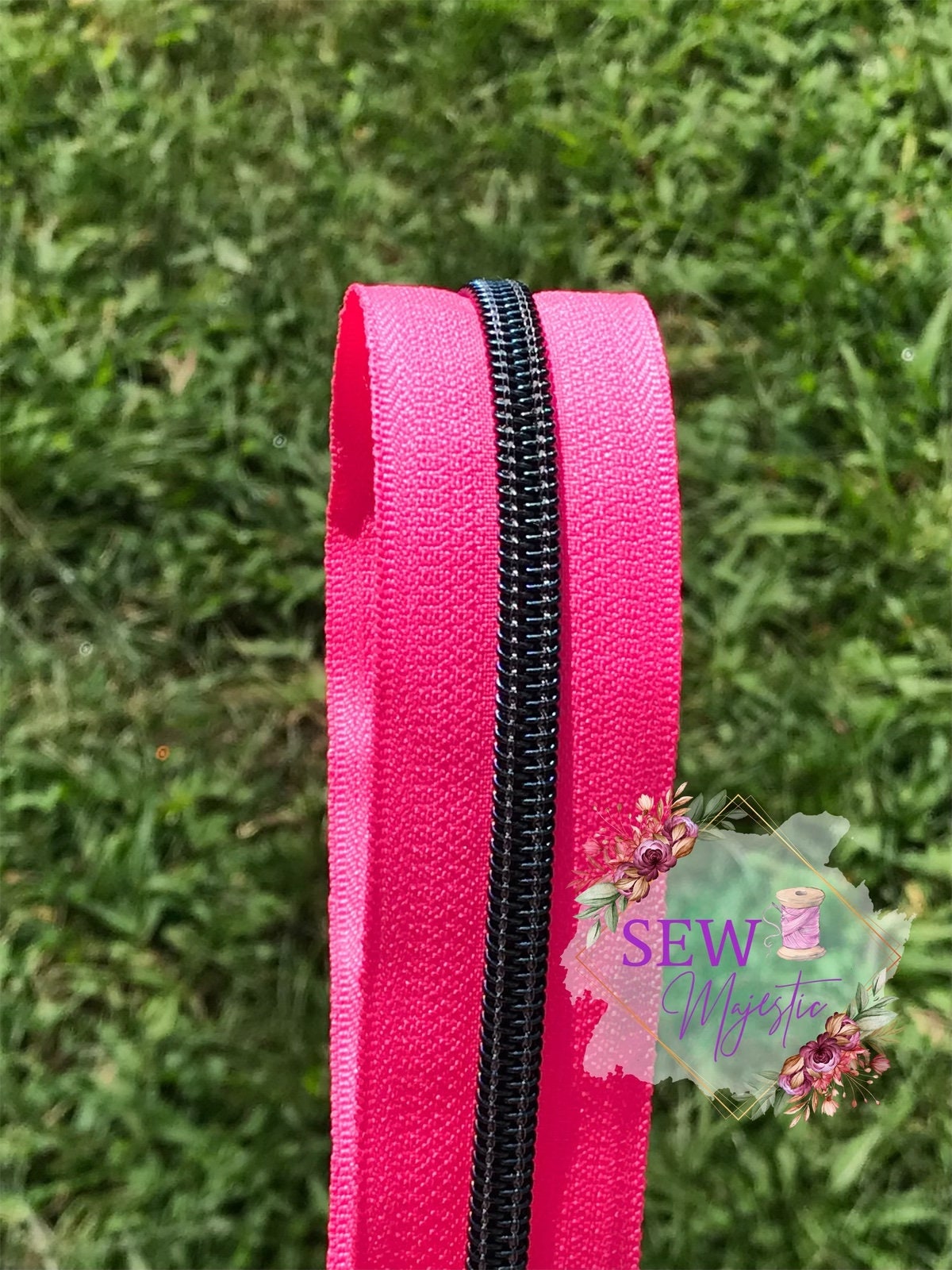 Majestic Tape, Size #5 Nylon Zipper Tape, Sew Majestic, For Bagmaking, Zippers, Nylon Zipper, Pink Zipper, Purple Zipper, Black Zipper