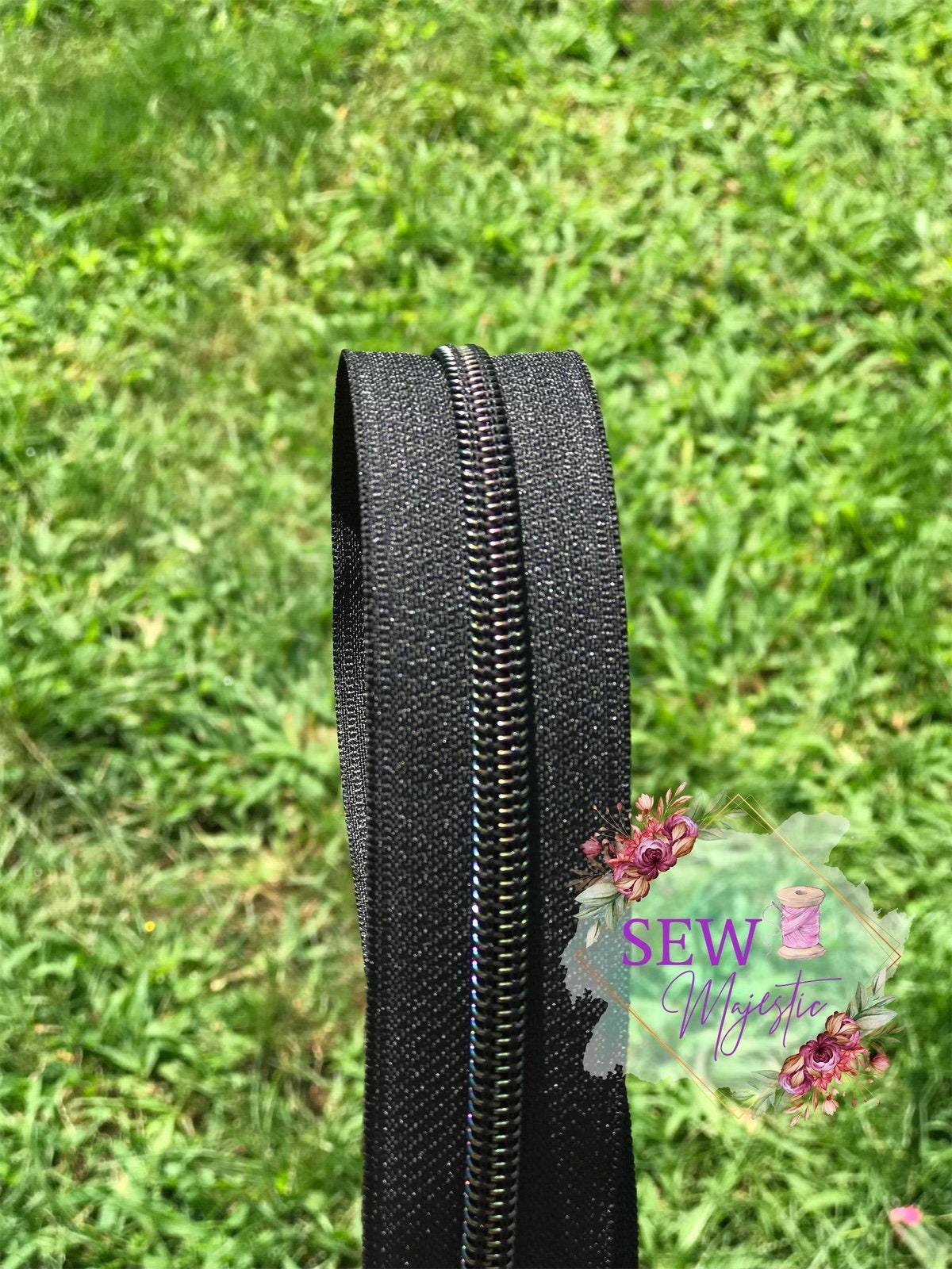 Majestic Tape, Size #5 Nylon Zipper Tape, Sew Majestic, For Bagmaking, Zippers, Nylon Zipper, Pink Zipper, Purple Zipper, Black Zipper