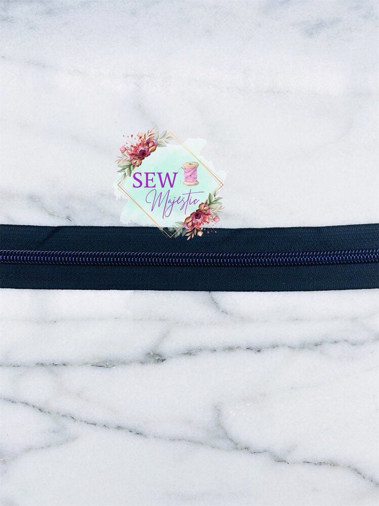 Majestic Tape, Size #5 Nylon Zipper Tape, Sew Majestic, For Bagmaking, Zippers, Nylon Zipper, Pink Zipper, Purple Zipper, Black Zipper