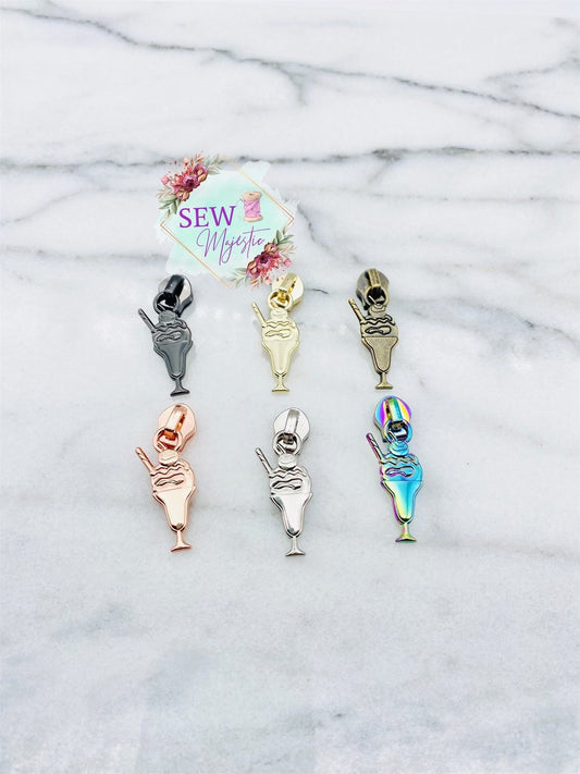 Classic Milkshake, Size #5, Nylon Zipper Pull, For Nylon Zipper Tape, Exclusive to Sew Majestic