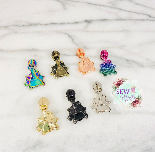 Science Beaker Zipper Pull, Atom Zipper Pull, Size #5 Zipper Pull, Sew Majestic Exclusive Pull, School Zipper Pull, Nylon Zipper Tape,