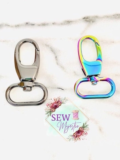 1" inch Snaphook, Swivel Snaphook, for bagmaking, straps, wristlets, crossbody, bagmaking supply, snapbook for purses, adjustable straps,
