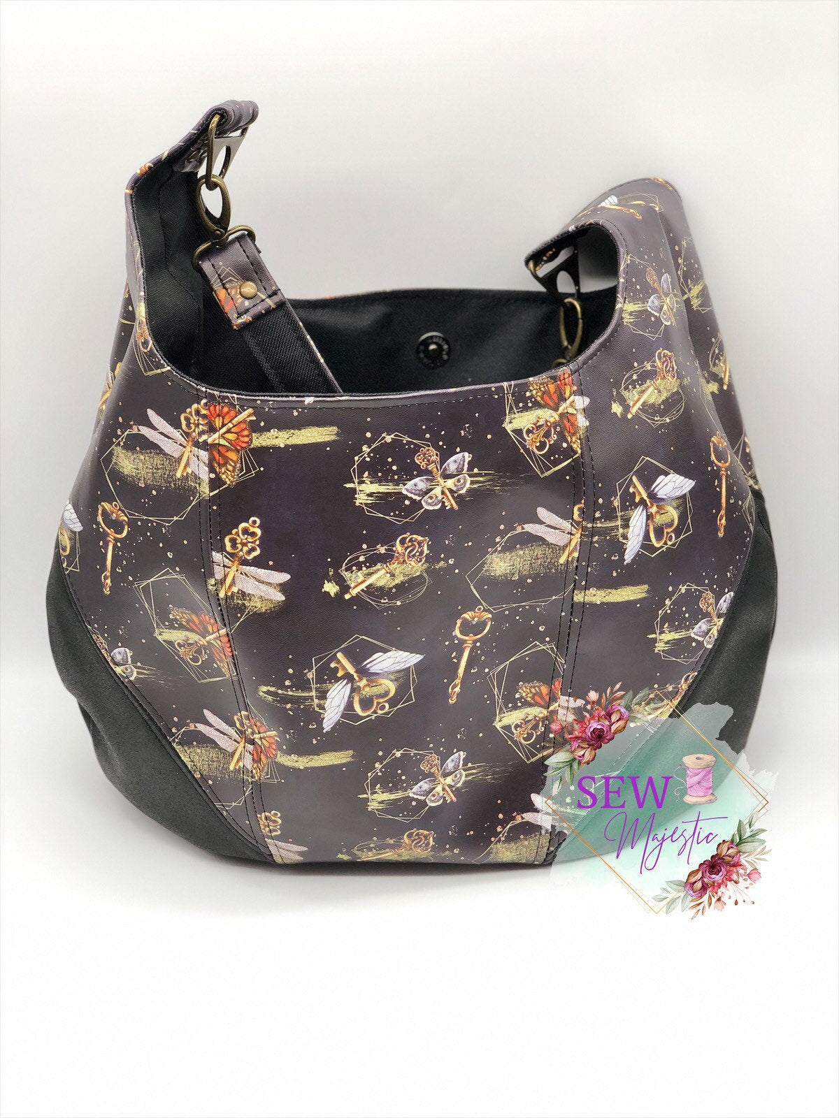 Flying Keys Purse, Magic inspired Purse, Handbag, Shoulder Bag, Fantasy Gift, Gift for woman, gift for geeky girlfriend, Florida Park Bag