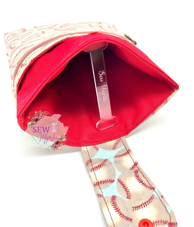 Baseball Book Sleeve, Book Sleeve with pocket, E-Reader Case, Gift for Teacher, Gift for Baseball Coach, Tablet Cover, Sew Majestic