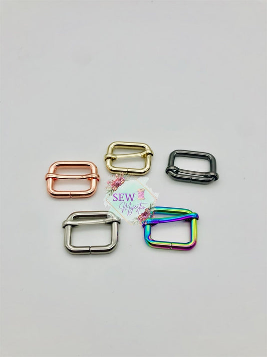 1" Slider for bagmaking, sliders, for bagmaking, Strap Slider, Adjustable Strap, Sewing Hardware, Slide Adjuster, Adjustable Slider,