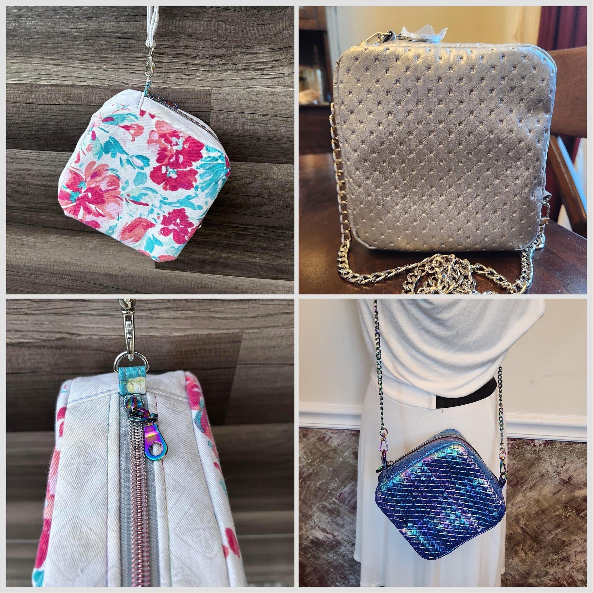 Willow Wristlet PDF Pattern, by Sew Majestic, Willow Wristlet Crossbody Bag, Downloadable Bag Pattern, Sewing Pattern,