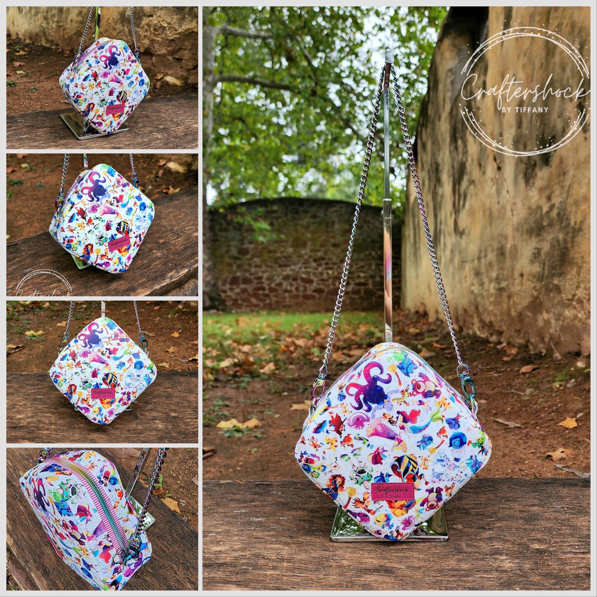 Willow Wristlet PDF Pattern, by Sew Majestic, Willow Wristlet Crossbody Bag, Downloadable Bag Pattern, Sewing Pattern,