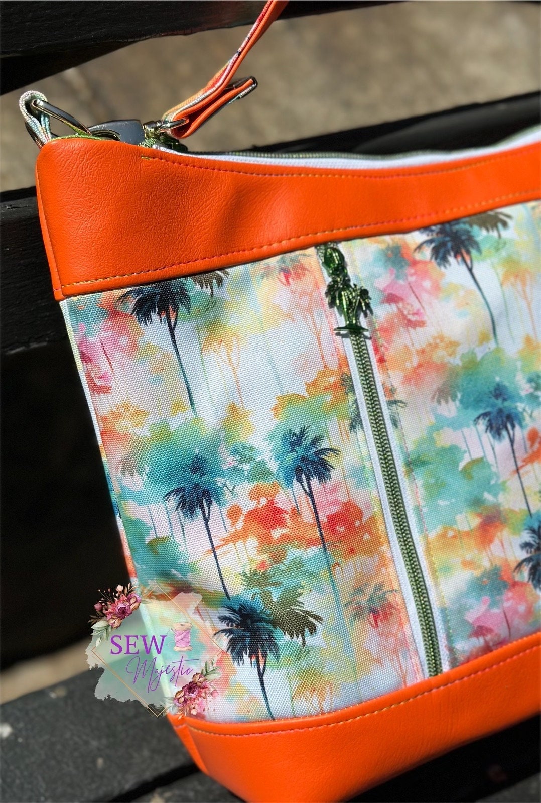 Addy Shoulder Bag Sewing Pattern by Sew Majestic, Downloadable PDF Pattern, Printable Bag Pattern, for Bagmakers, Sewing Supply, Crossbody