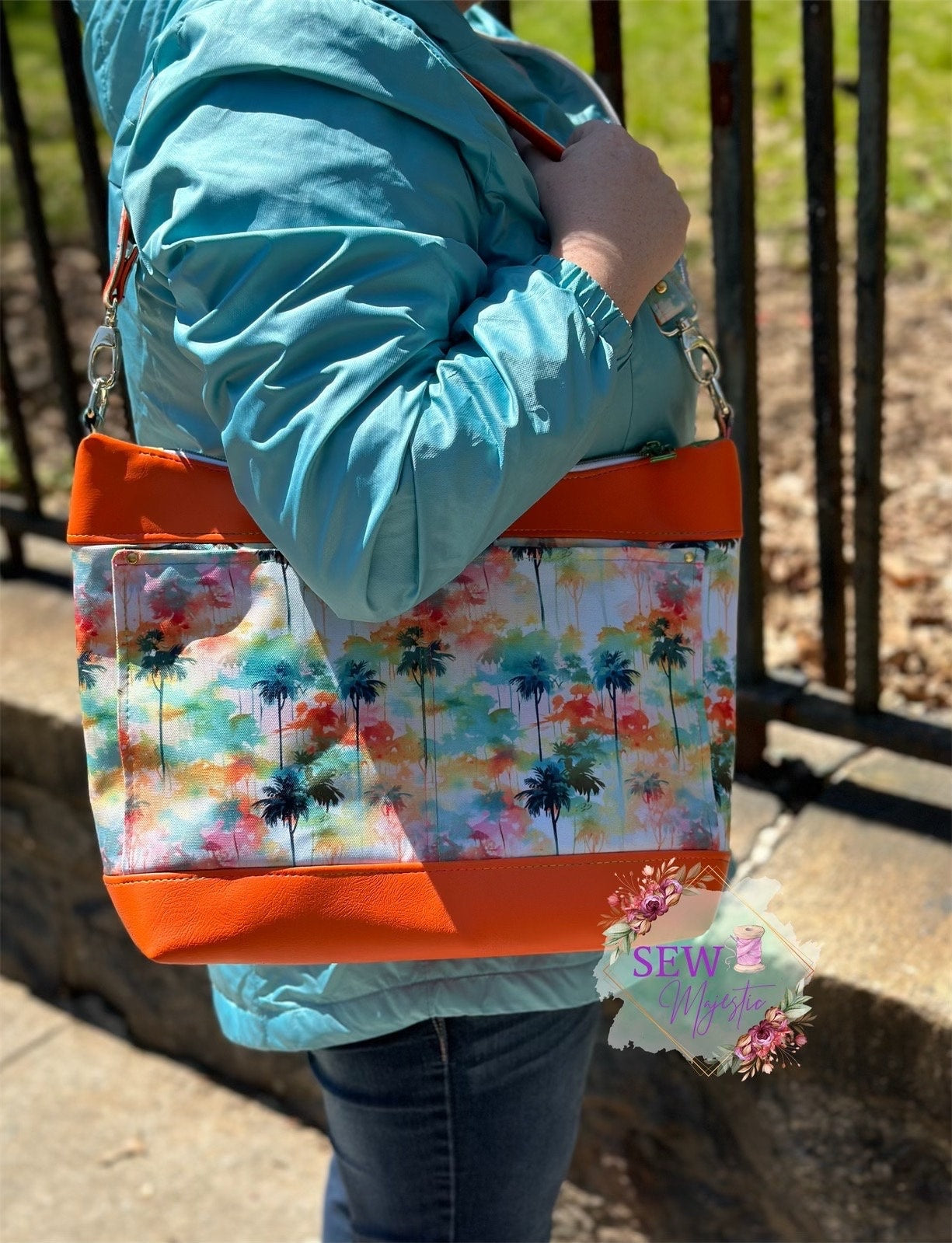 Addy Shoulder Bag Sewing Pattern by Sew Majestic, Downloadable PDF Pattern, Printable Bag Pattern, for Bagmakers, Sewing Supply, Crossbody
