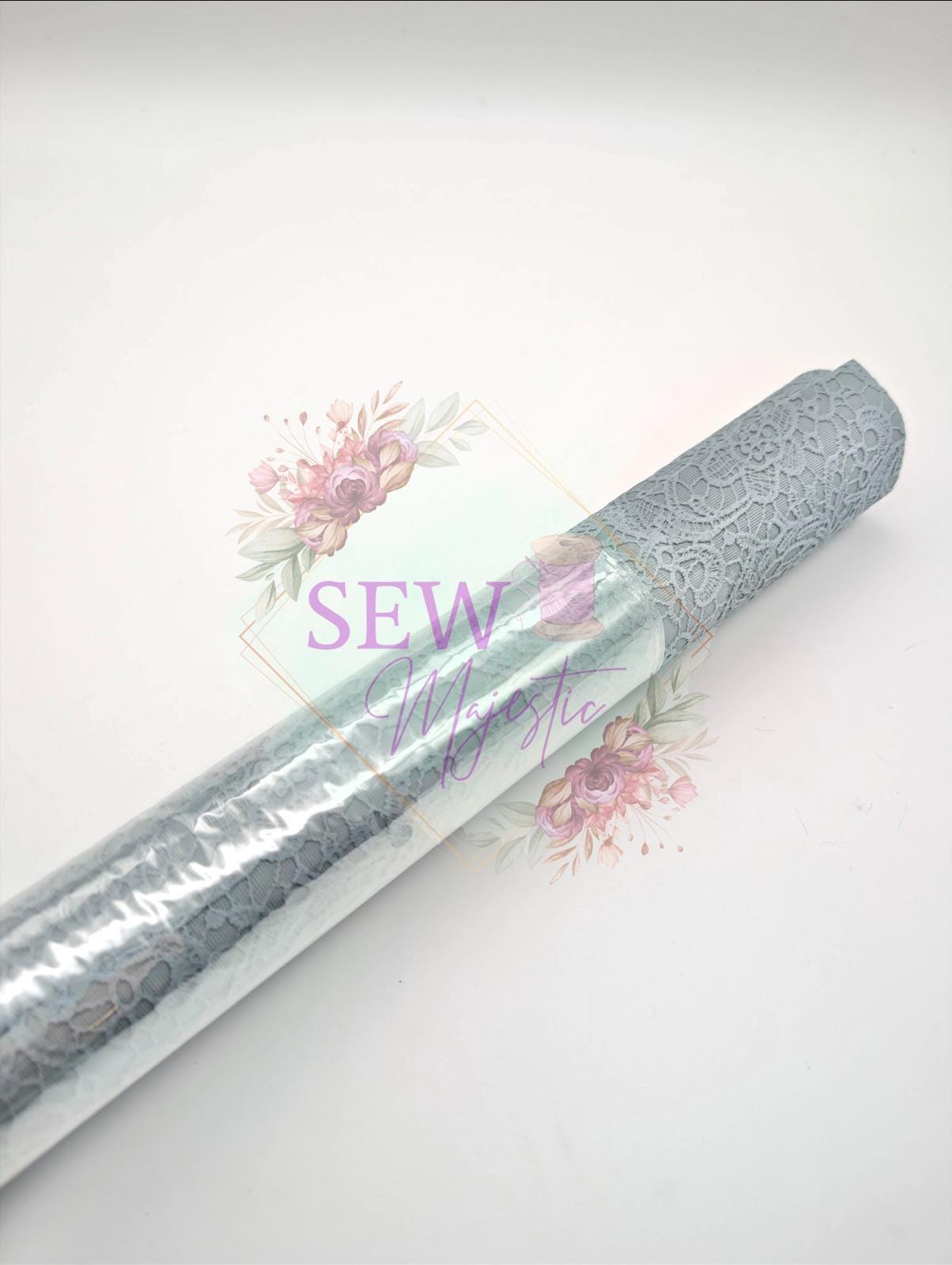 Lace Vinyl, For Sewing, For Bagmaking, Vinyl Fabric, Custom Vinyl, Embossed Vinyl, 18" Roll of Vinyl, Sew Majestic, Faux Leather