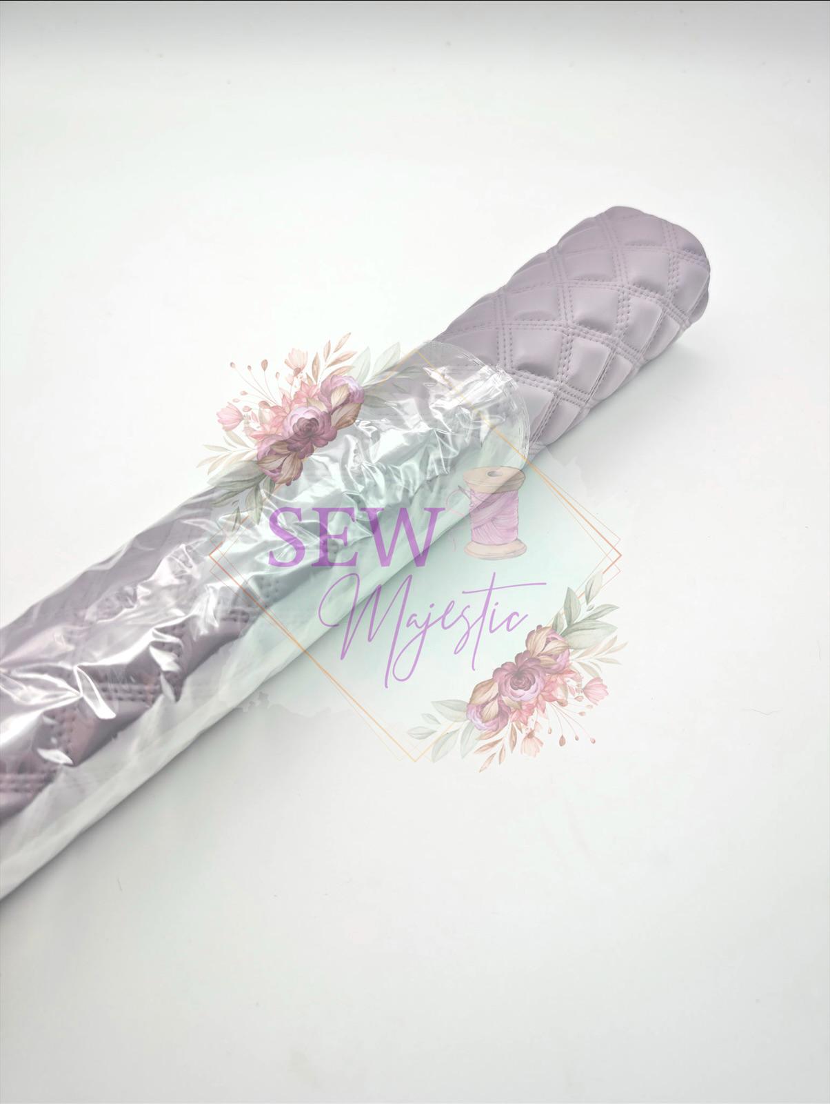 Diamond Quilted Vinyl, for bagmaking, domestic machine friendly, sewing, Sew Majestic