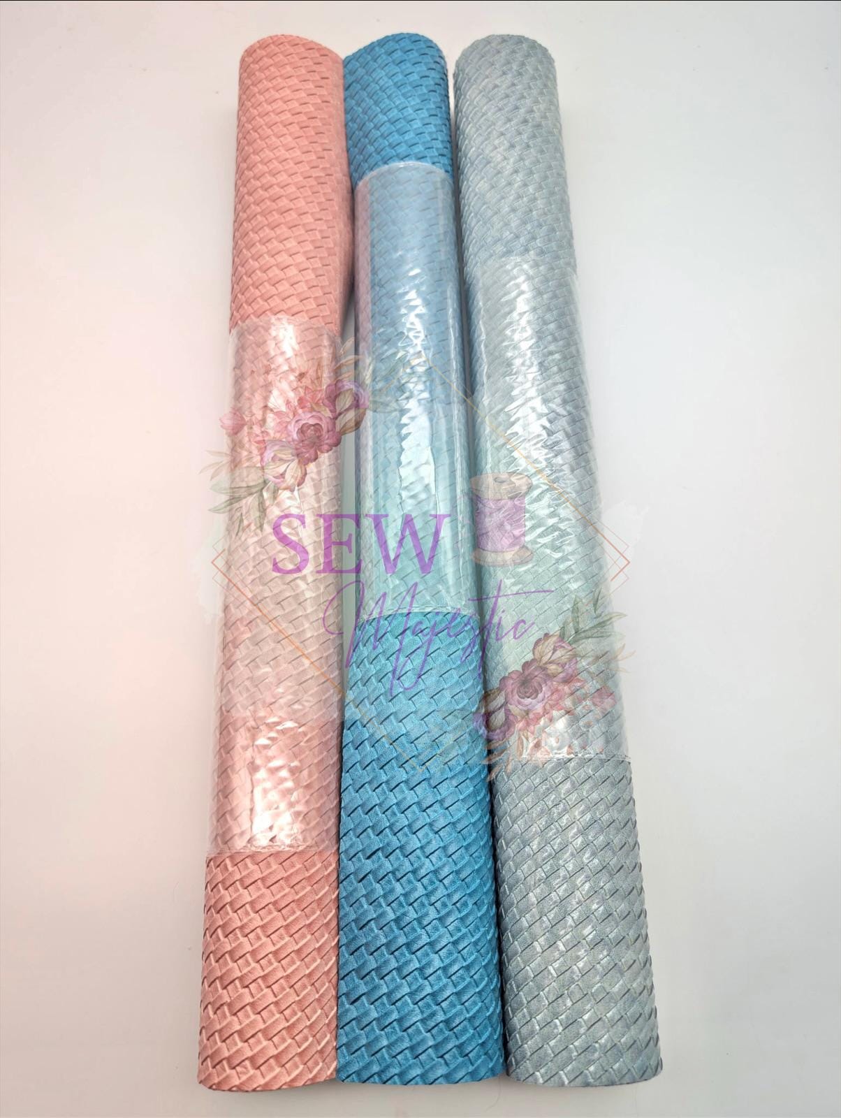 Basketweave Vinyl, for bagmaking, domestic machine friendly, sewing, Sew Majestic