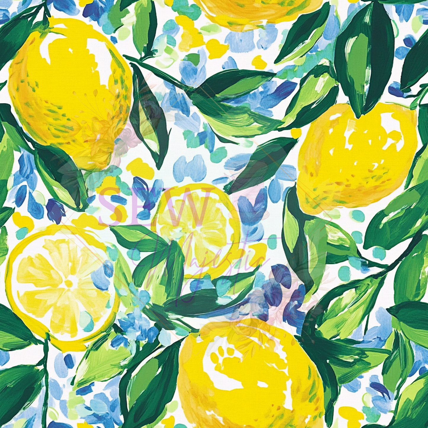 Lemons Water Resistant Canvas