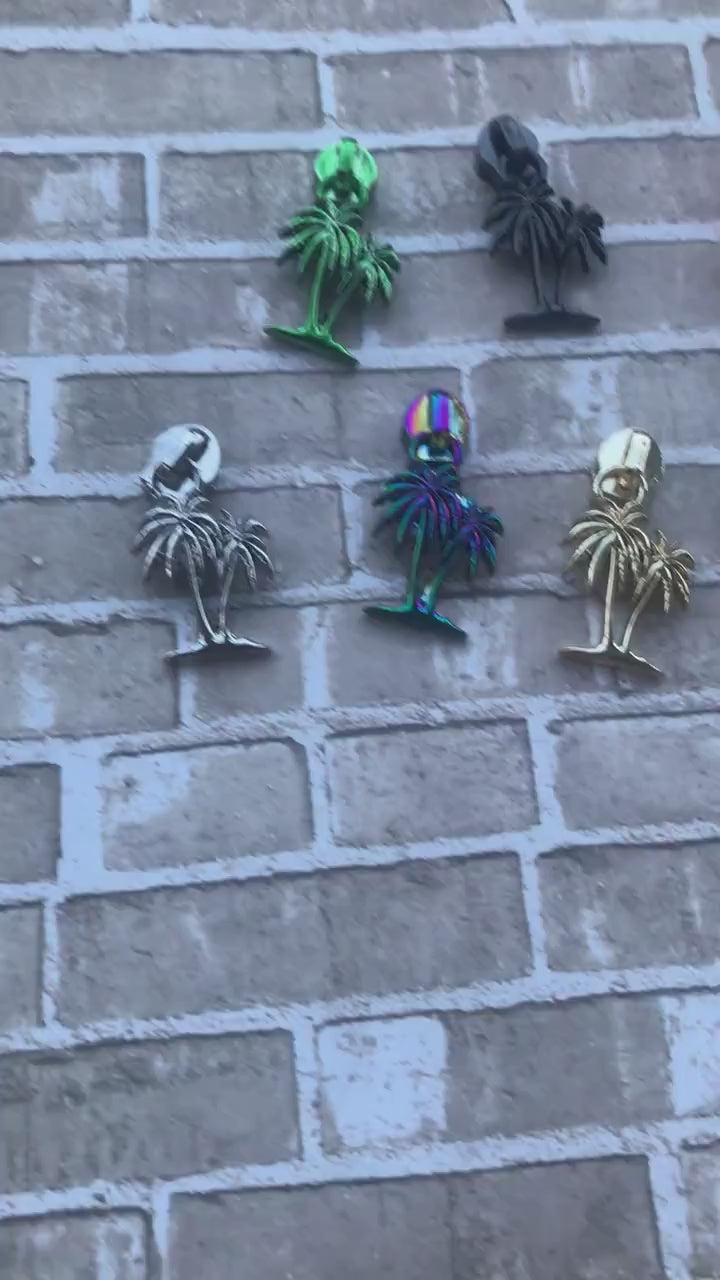 Exclusive Size #5 Palm Tree Zipper Pull for Nylon Zipper Tape, Palm Tree Zipper, Purse Hardware, Sew Majestic, Nylon Zipper Pull, Sewing